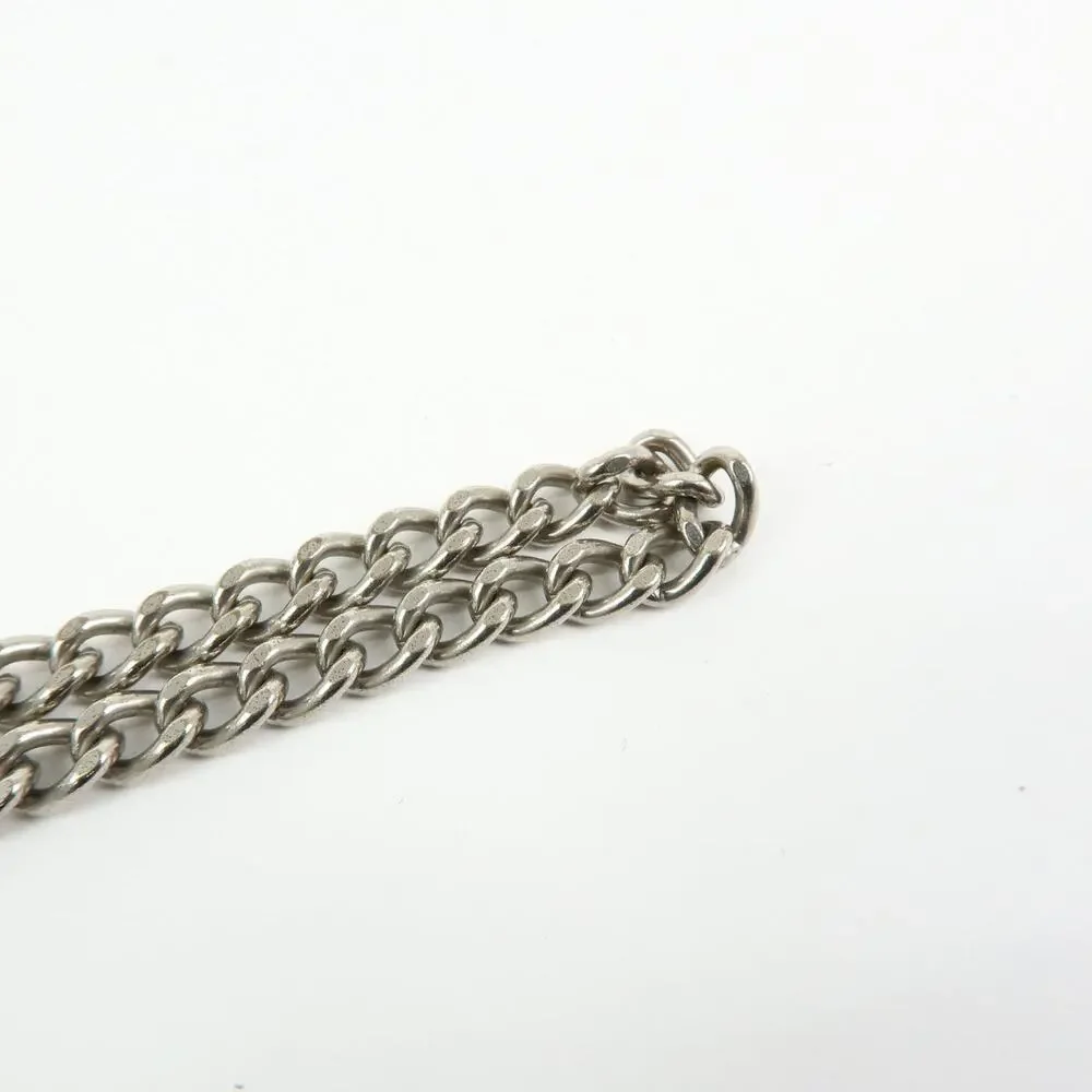 7071 - Louis Vuitton Metal Key Chain Strap Silver